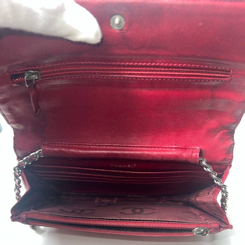 Chanel 31 Rue Cambon By The Sea Printed Canvas WOC Wallet on Chain Crossbody Bag - Picture 11 of 14